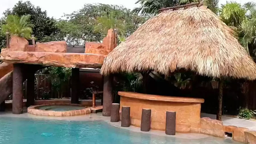 Custom Tiki Hut Bars