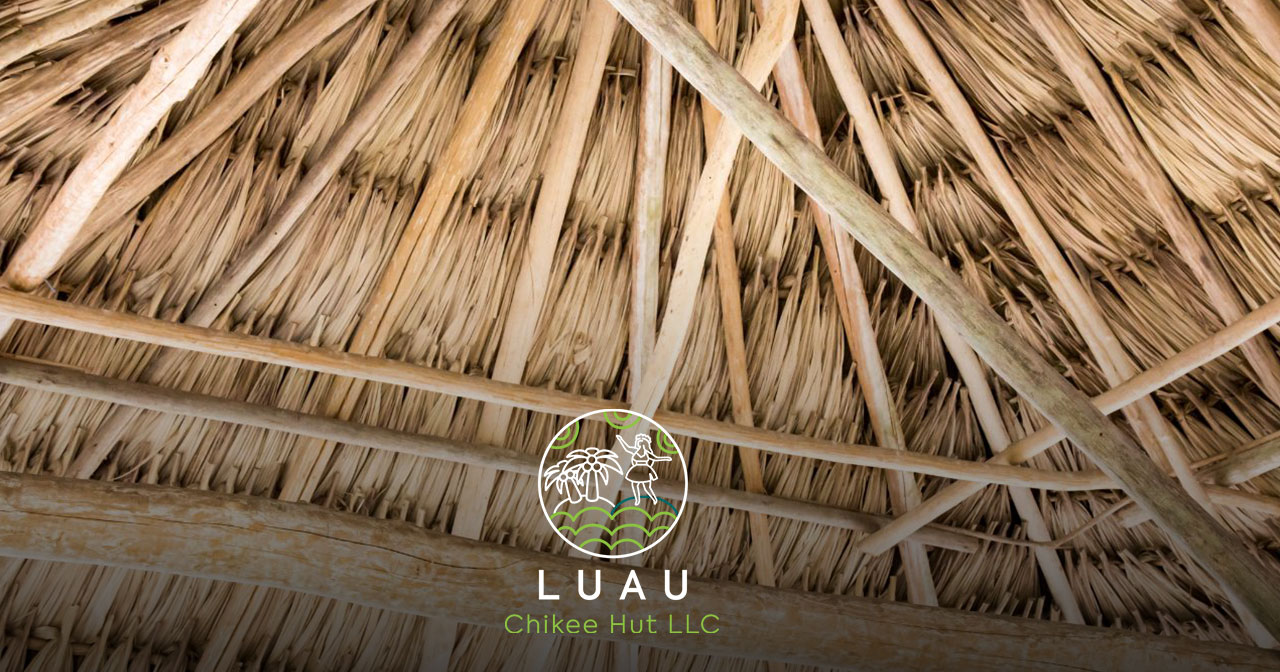 Eco-Friendly Tiki Thatch Retreat featuring sustainable materials.