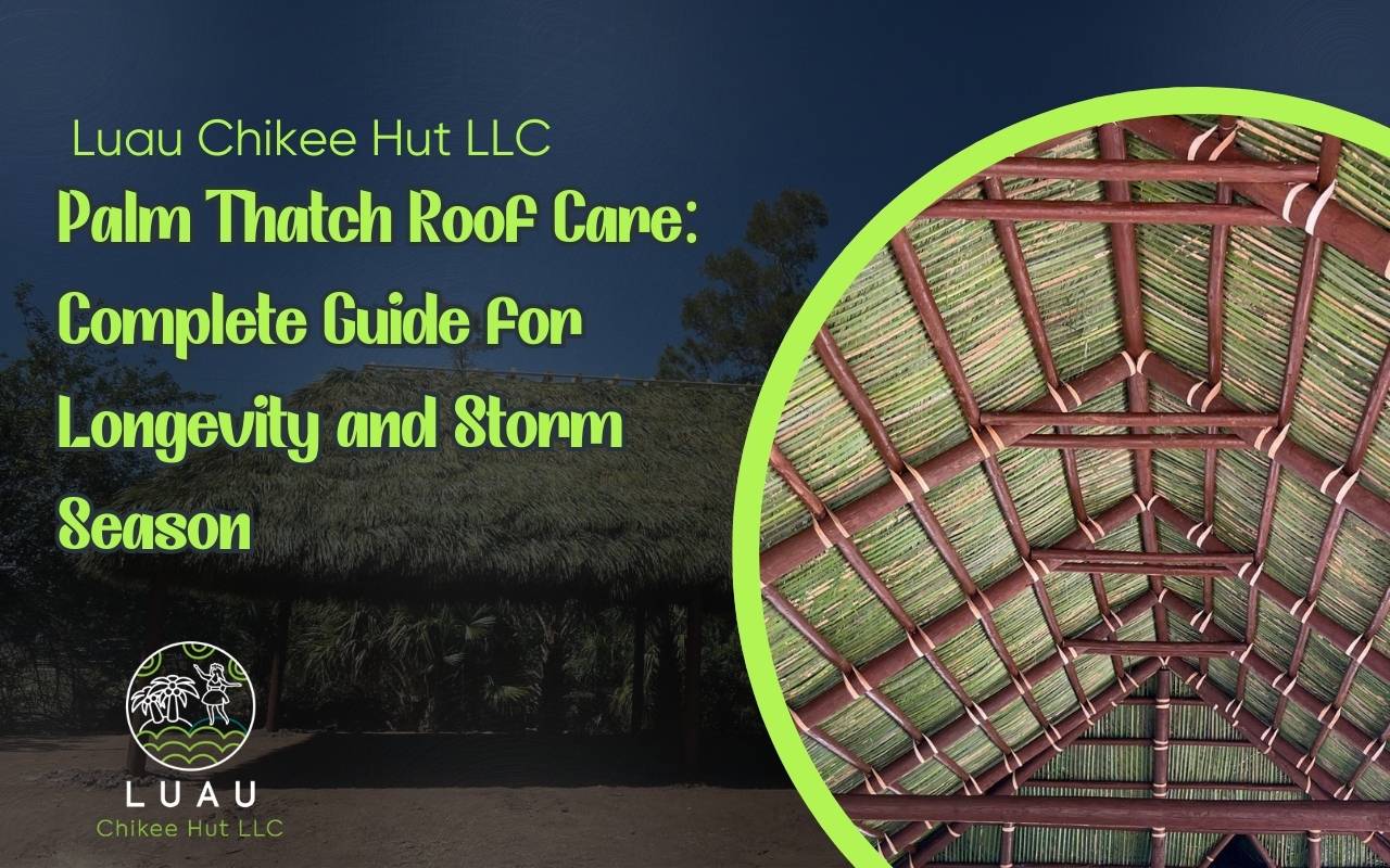Palm thatch roof care maintenance tips for durability