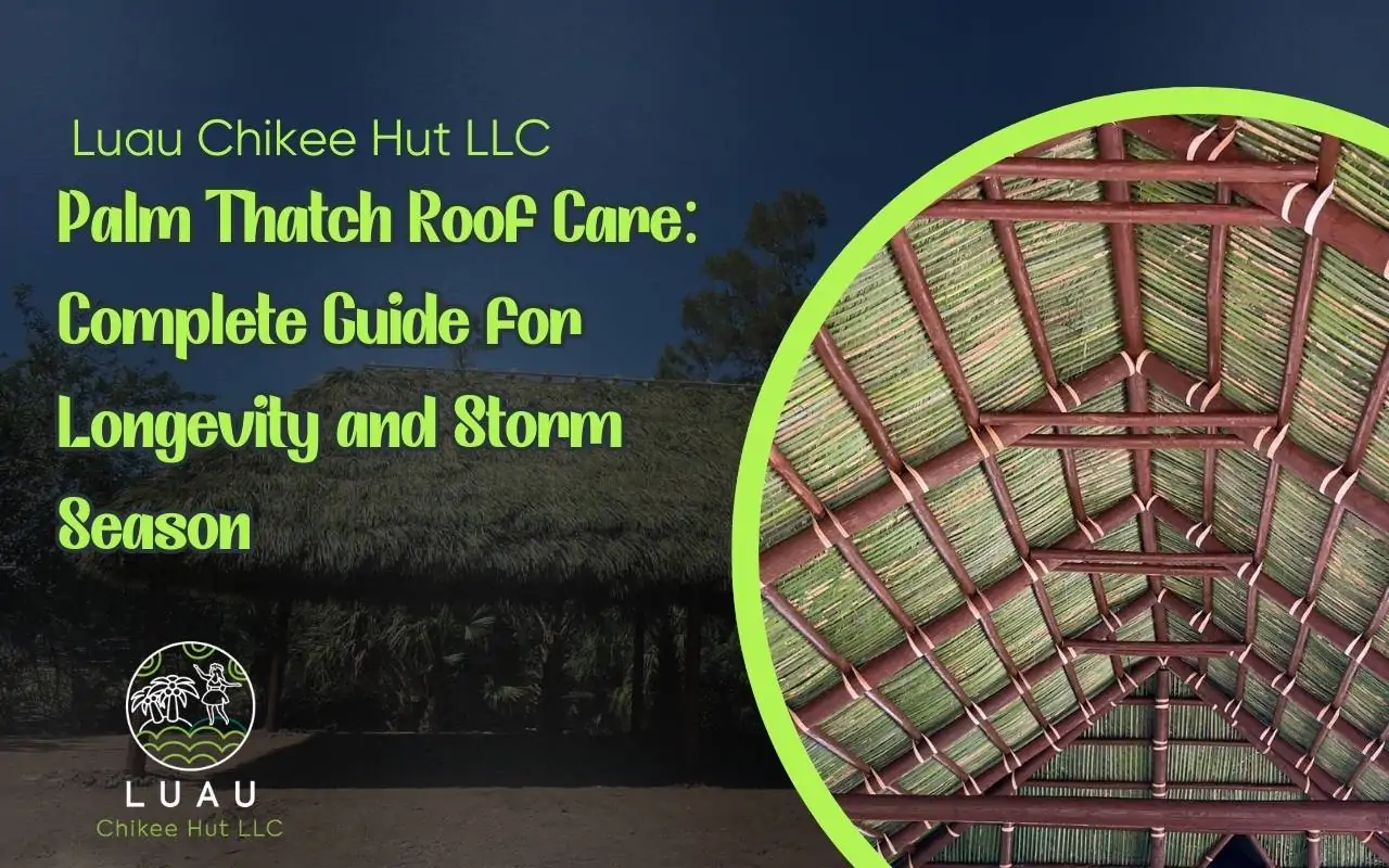 Palm thatch roof care maintenance tips for durability